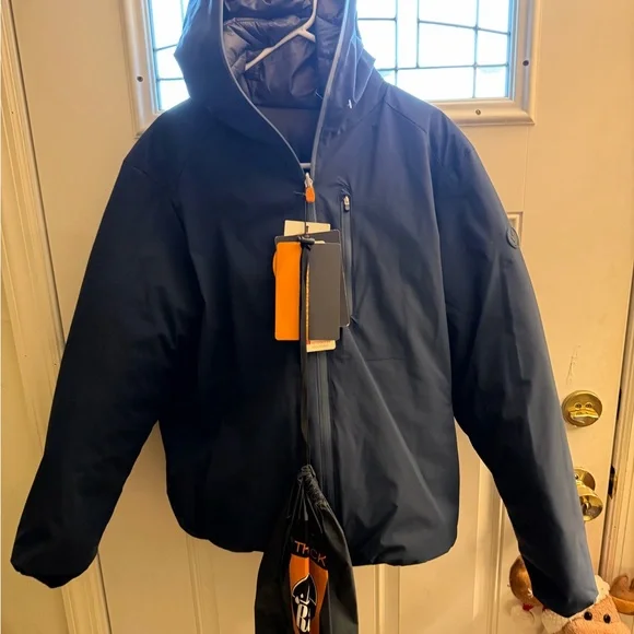 New and beautiful SAVE THE DUCK MENS PUFFER REVERSIBLE COAT WINTER MSRP $298 - Picture 6 of 9